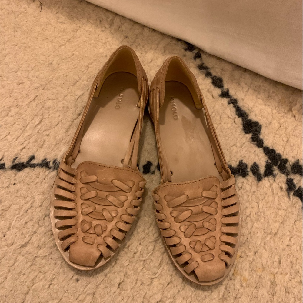 Women's Huarache Sandal Nude/Tan color by Nisolo